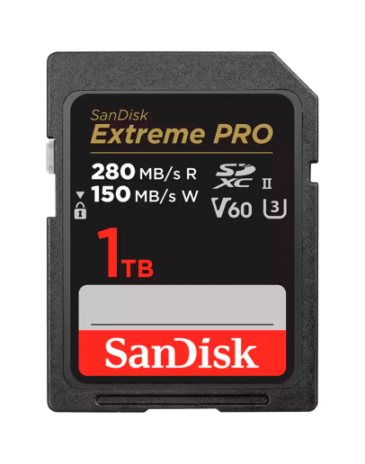 SanDisk Extreme PRO 1TB V60 UHS-II SD cards,