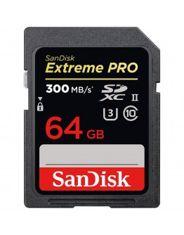 SanDisk Extreme Pro SDXC 64GB - 300/MB/s