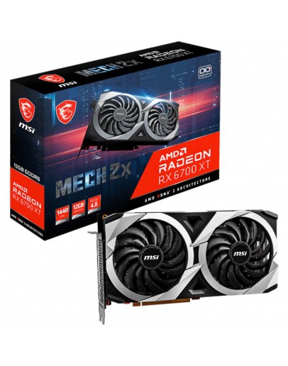 MSI Video Card AMD Radeon RX 6700 XT MECH 2X 12G,