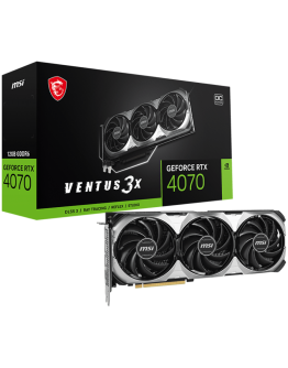 MSI Video Card Nvidia GeForce RTX 4070 VENTUS 3X