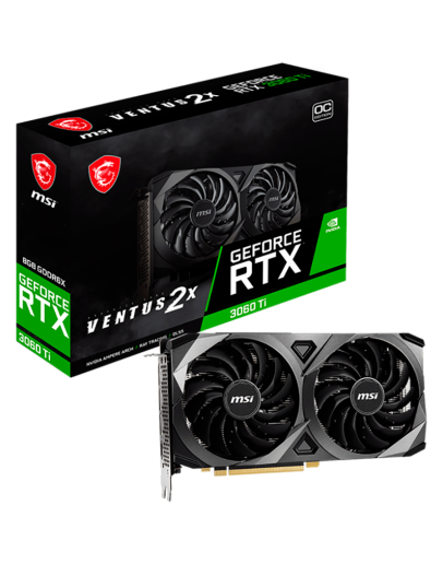 MSI Video Card Nvidia RTX 3060 Ti VENTUS 2X 8GD6X