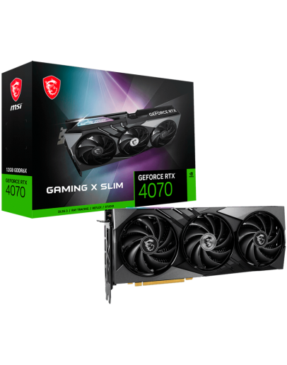 MSI Video Card Nvidia GeForce RTX 4070 GAMING X
