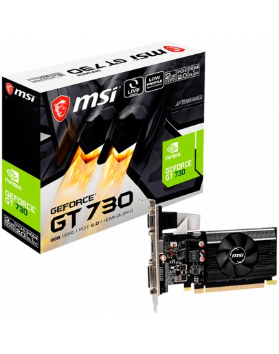 MSI Video Card Nvidia GeForce GT 730 2GB 64bit