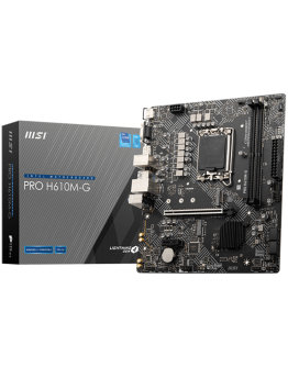 MSI PRO H610M-G, mATX, LGA1700, Dual Channel DDR5
