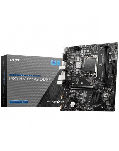 MSI PRO H610M-G DDR4, mATX, Socket 1700, Dual