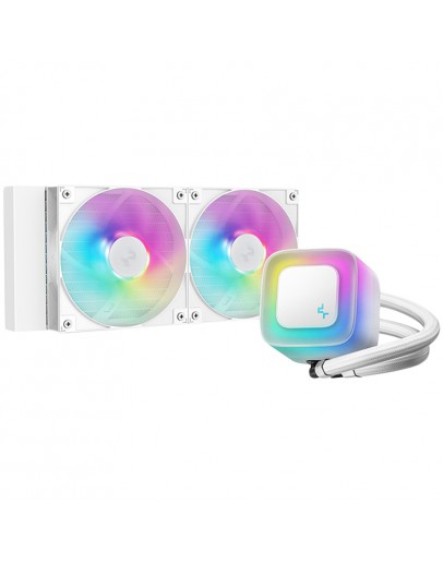DeepCool LE240 WH V2, 240mm CPU Liquid Cooler,