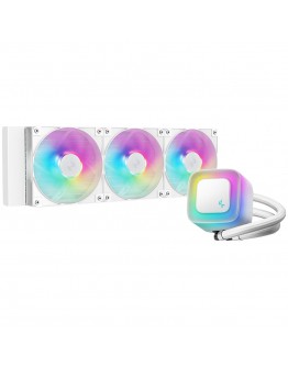 DeepCool LE360 WH V2, 360mm CPU Liquid Cooler,