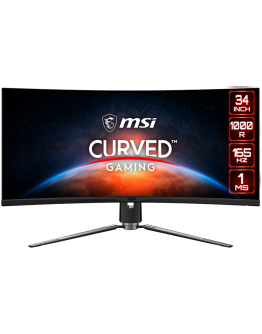 Монитор MSI MPG ARTYMIS 343CQR Curved Gaming Monitor, 34