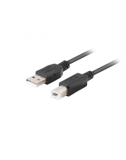 Lanberg Cable USB-A(M)->USB-B(M) 2.0 Ferrite 1.8m 