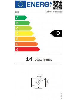 Монитор Acer Vero B247YD6bmiprczx, 23.8 IPS LED ZeroFrame,