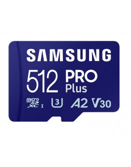 Samsung 512GB micro SD Card PRO Plus with Adapter,