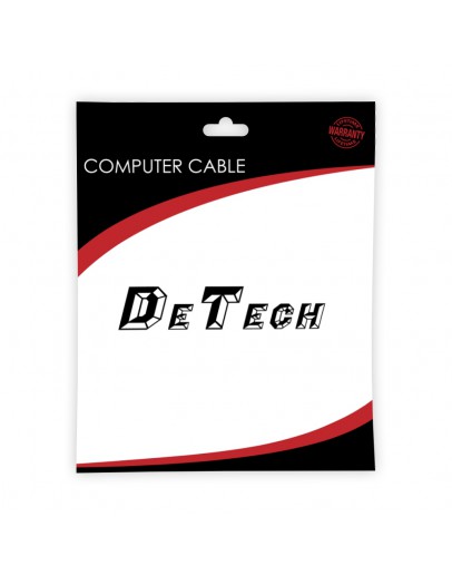 Кабел DeTech HDMI - HDMI M/М, 1.8m, С оплетка и ферит -18018