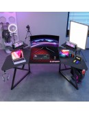 Геймърско бюро No brand D2204, 5 в 1, Черен - 74005