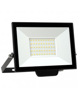 LED прожектор DeTech, 50W, 6500K, IP65, Черен - 77027