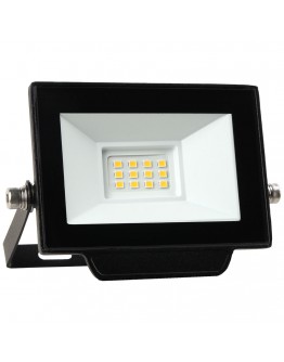 LED прожектор DeTech, 10W, 4000K, IP65, Черен - 77020