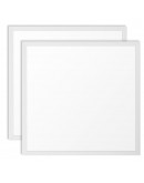 LED панел за вграждане DeTech, 2 бр., 48W, 4000K, Квадрат, Бял - 77018