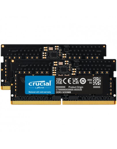 Crucial 32GB Kit (2x16GB) DDR5-5600 SODIMM CL46