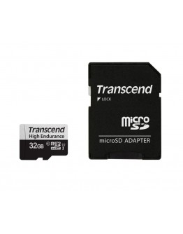 Transcend 32GB micro SD w/ adapter U1, High Endura