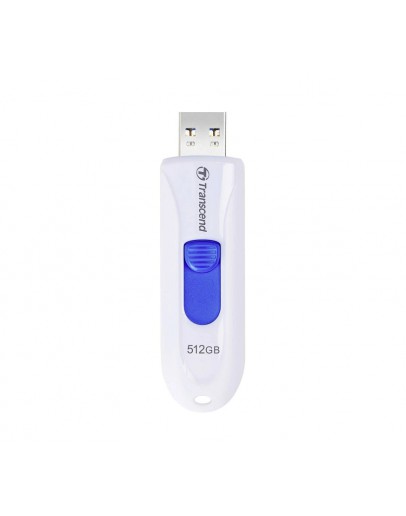 Transcend 512GB, USB3.1, Flash Drive, Capless, Whi