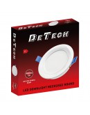 LED панел DeTech, 6W, 6500K, 480lm, Кръг - 77007